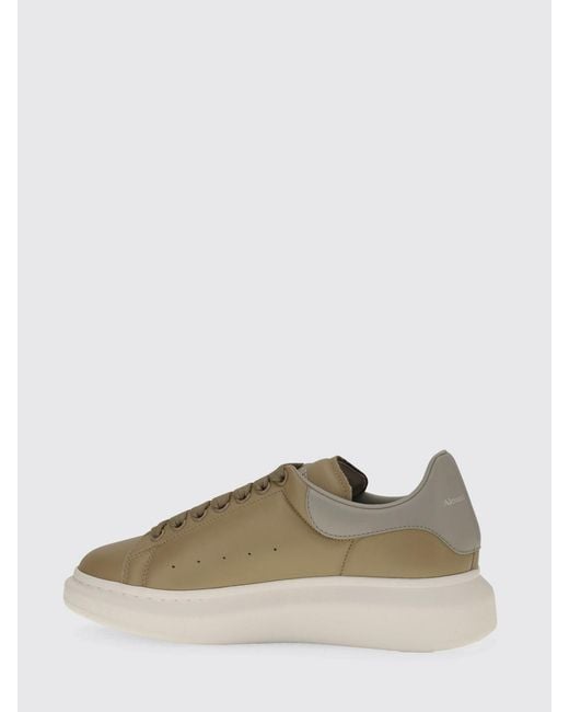 McQueen Multicolor Oversize Bicolor Calfskin Sneakers Alexander With Chunky Sole for men
