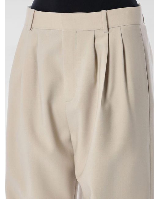 Saint Laurent Natural Trousers for men