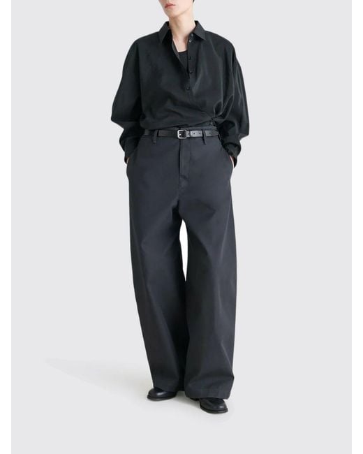 Lemaire Black Silk Shirt