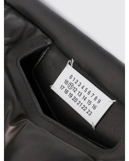 Maison Margiela Black Glam Slam Quilted Nappa Clutch