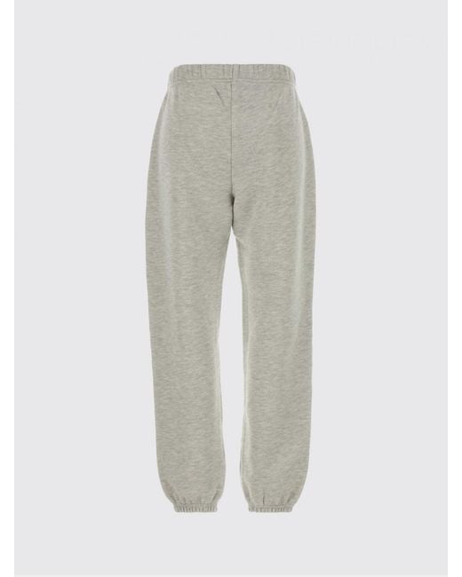 Autry Gray Cotton Blend Jogging Trousers