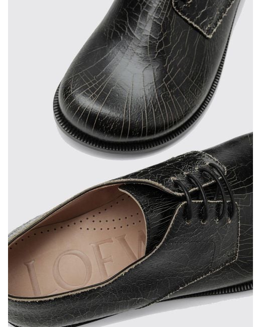 Loewe White Brogue Shoes for men