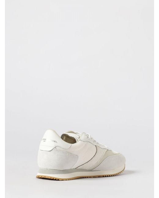 Philippe Model White Low-Top Sneakers for men