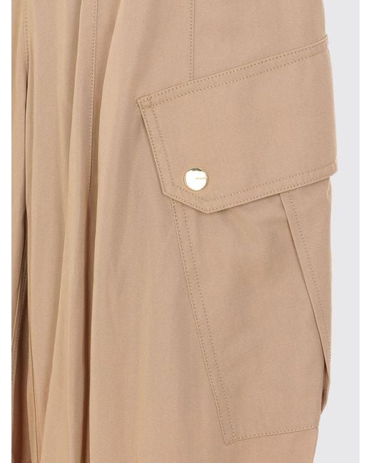 Pinko Natural Cotton Cargo Trousers