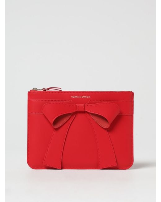 Comme des Garçons Red Bow Leather Wallet for men