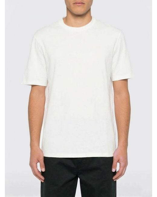 Emporio Armani White Basic Cotton T-Shirt for men
