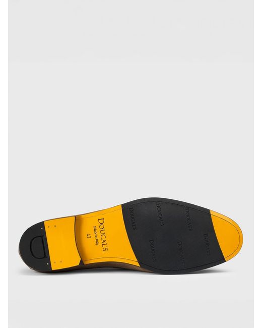 Doucal's Multicolor Suede Loafers With Tassels for men