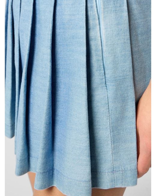 Philipp Plein Blue Skirt