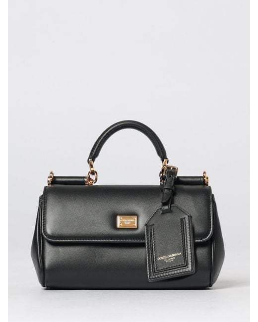 Dolce & Gabbana Black Dolce &Amp Gabbana My Sicily Leather Bag