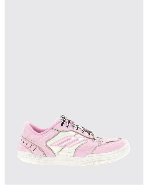 Balenciaga Pink Hamptons Used Leather Sneakers