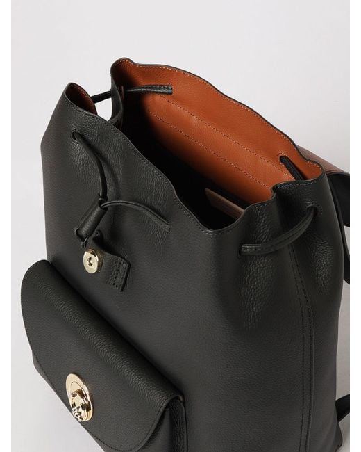 Coccinelle Black Nikla Grained Leather Backpack
