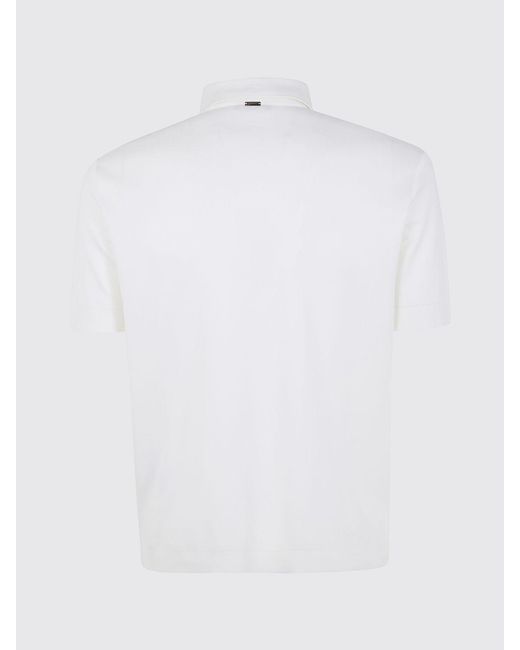 Herno White Polo Shirt for men