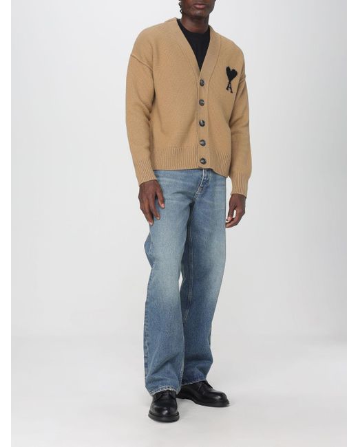 AMI Blue Cardigan for men