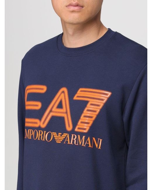 Sweatshirt EA7 pour homme en coloris Blue