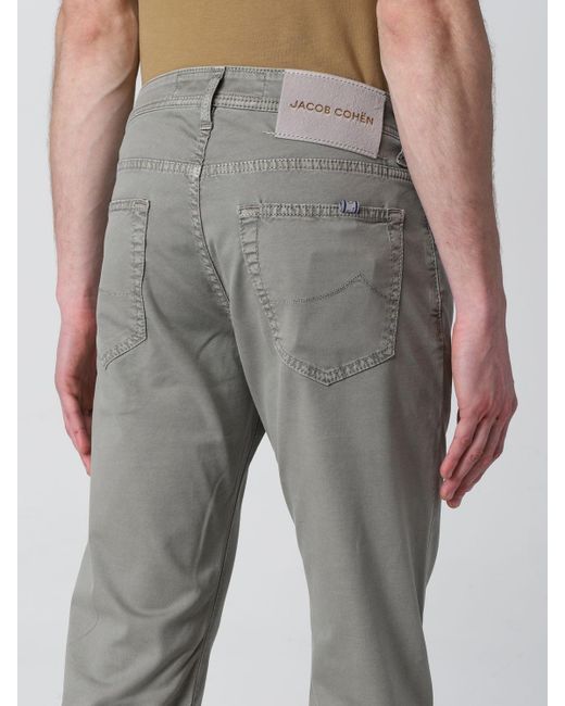 Jacob Cohen Jeans In Denim With Foulard in Grey (Gray) for Men | Lyst