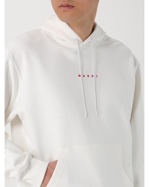 Marni White Sweatshirt for men
