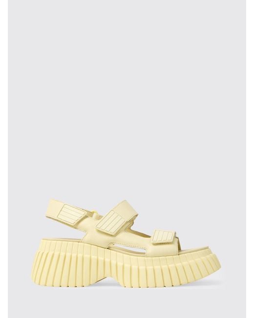 Camper Natural Bcn Leather Sandals