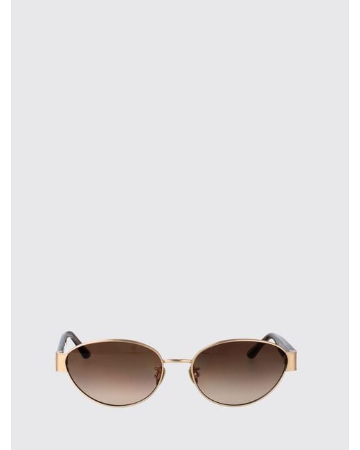 Linda Farrow White Sheri Sunglasses