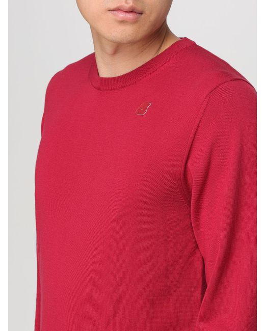 K-Way Red Sweater for men