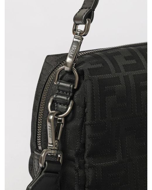 Borsa Lui Medium Squared Ff di Fendi in Black da Uomo