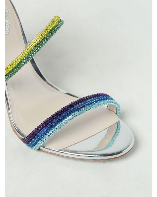 Rene Caovilla Multicolor Flache sandalen