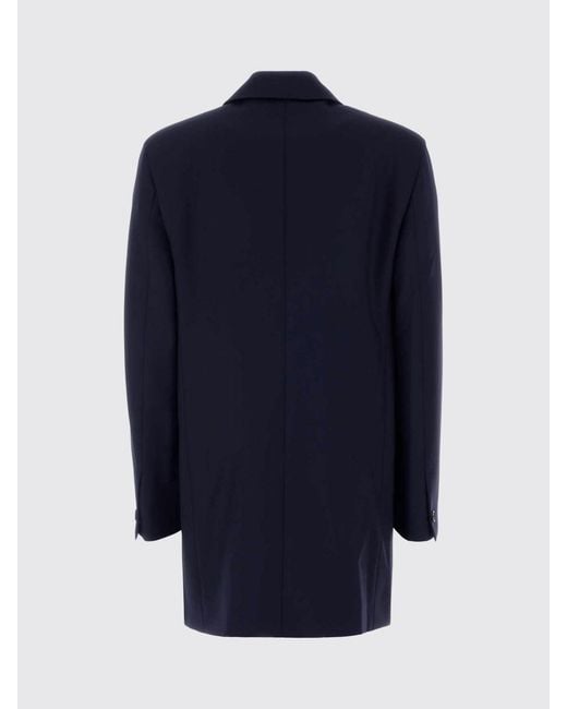 Jil Sander Blue Knee-Length Single-Breasted Blazer