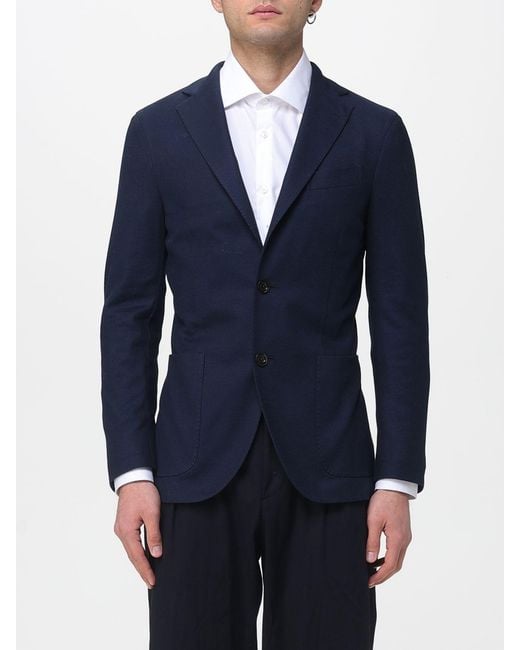 Boglioli Blue Blazer for men