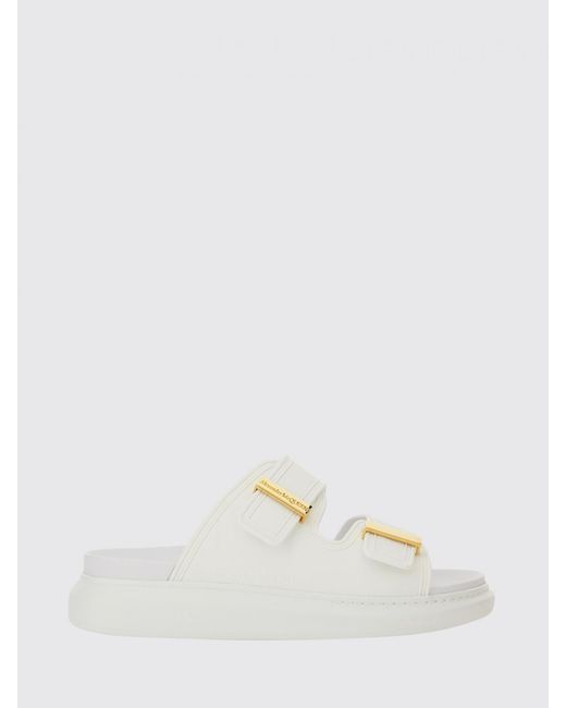 Sandalo Double Strap di McQueen in White