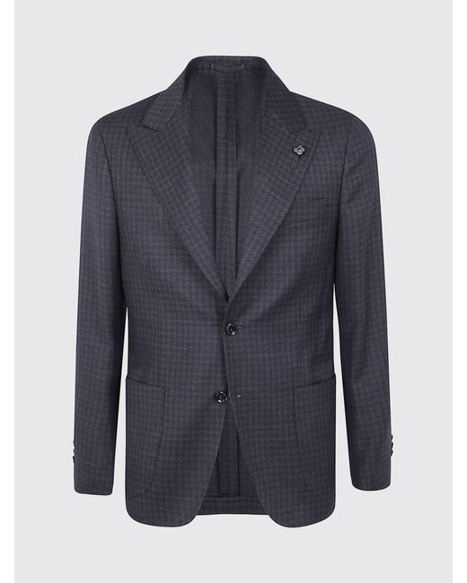 Lardini Blue Jacket for men