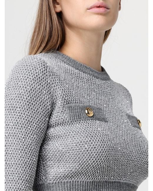 Elisabetta Franchi Gray Jumper
