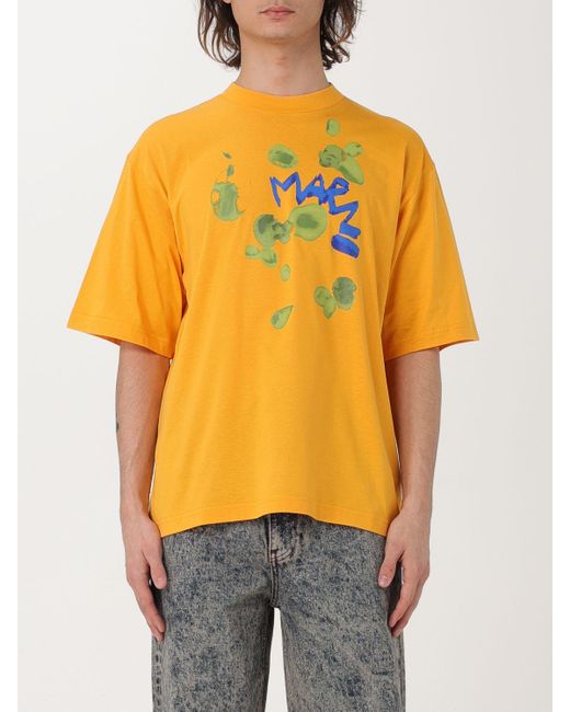 Marni T-shirt in Orange für Herren