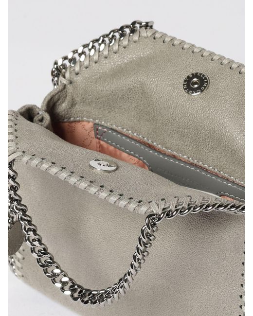 Stella McCartney Gray Micro Tote Bag Falabella