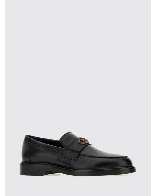 Burberry White Pembroke Calfskin Penny Loafers With Metal Ekd Logo for men