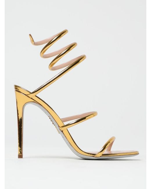 Chaussures Femme Rene Caovilla en coloris Metallic