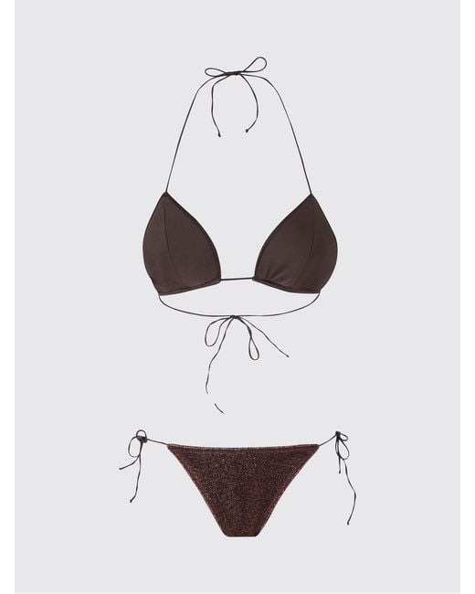 Oseree Natural Lurex Jersey Bikini