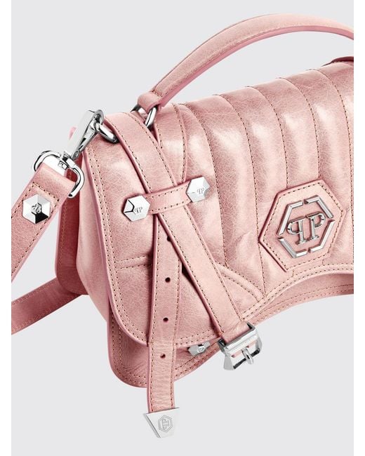 Philipp Plein Pink Leather Bag