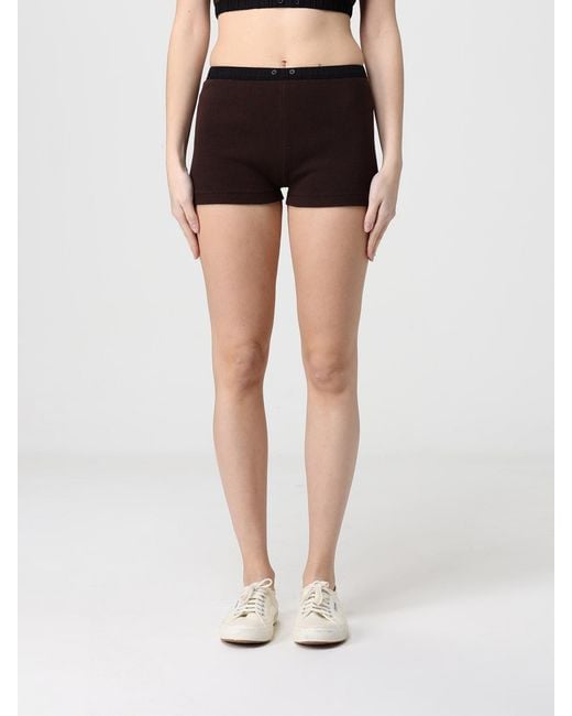 Entire studios Black Knit Culotte Shorts