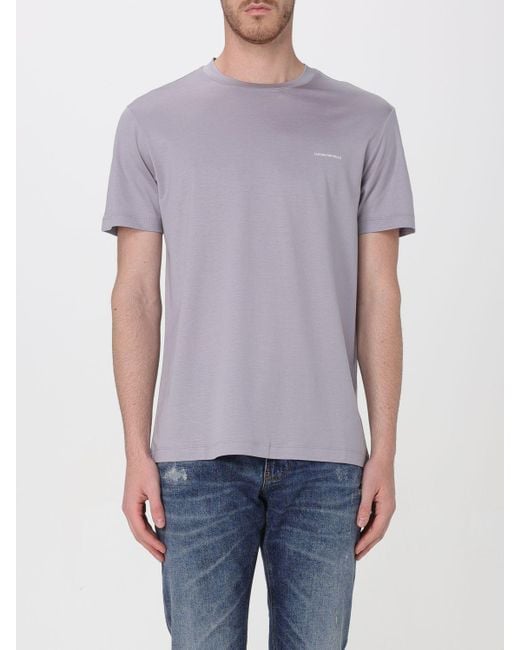 Emporio Armani T-shirt in Purple für Herren