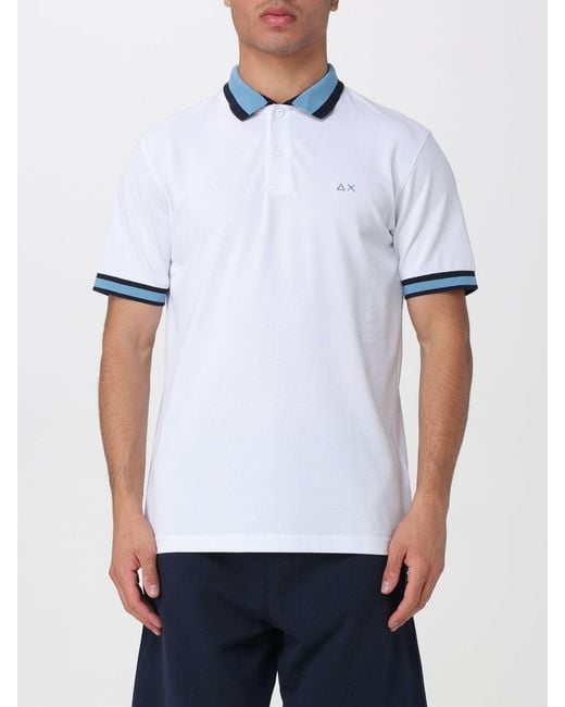 Sun 68 White T-Shirt for men
