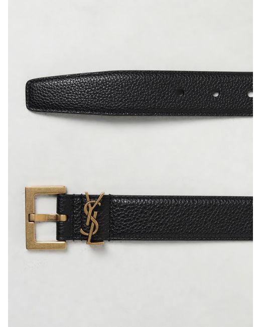 Saint Laurent Black Belt for men