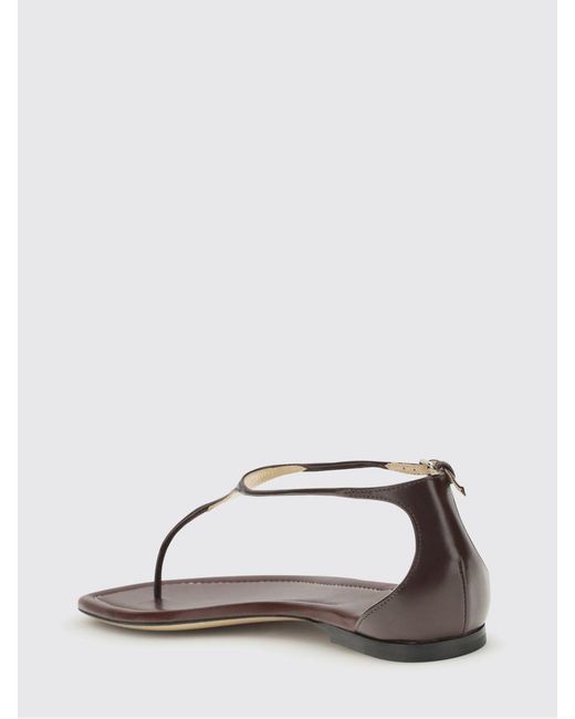 Francesco Russo Red Nappa Leather Sandals