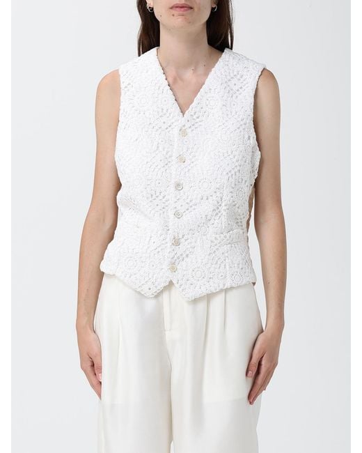 Comme des Garçons White Comme Des GarÇ Ons Sweater
