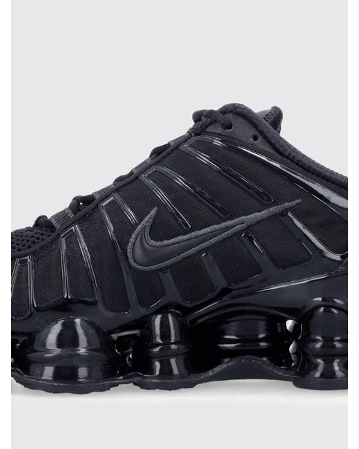 Nike Blue Mesh And Rubber Shox Tl Sneakers