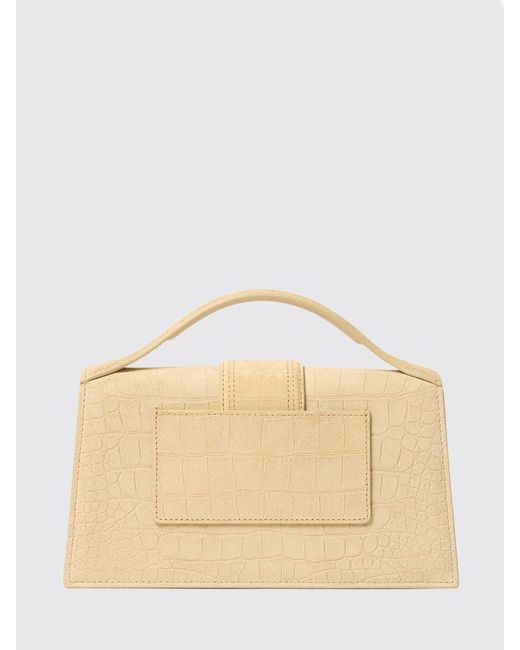 Jacquemus Natural Le Grand Bambino Suede Bag