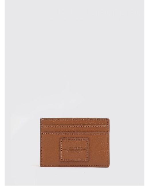 Marc Jacobs White The Card Case Grained Card Holder