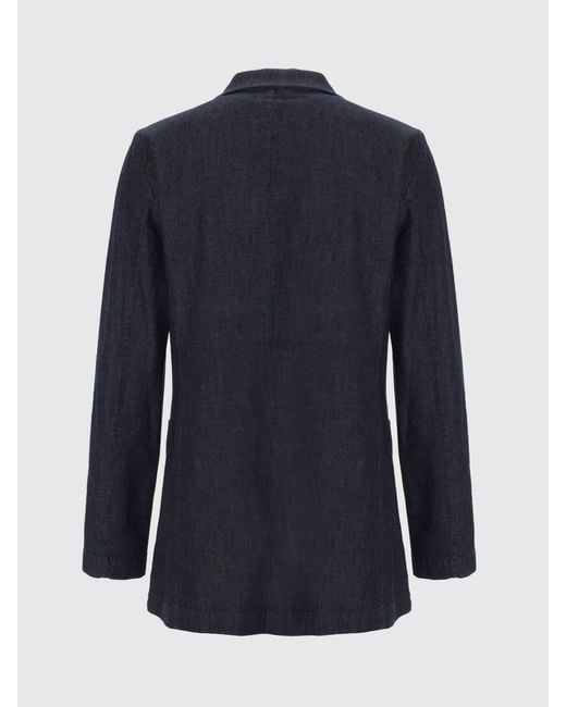 Aspesi Black Single-Breasted Cotton Blazer