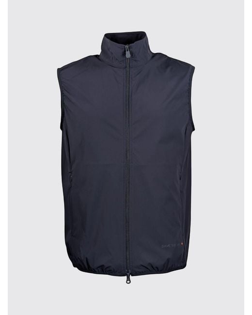 Save The Duck Blue Nylon Vest for men