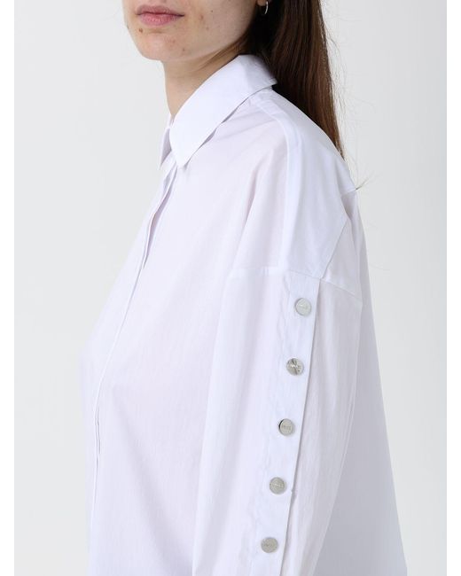 Liu Jo White Classic Cotton Blend Shirt