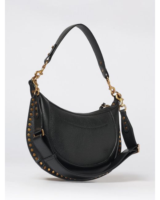 Isabel Marant Black Naoko Grained Leather Bag