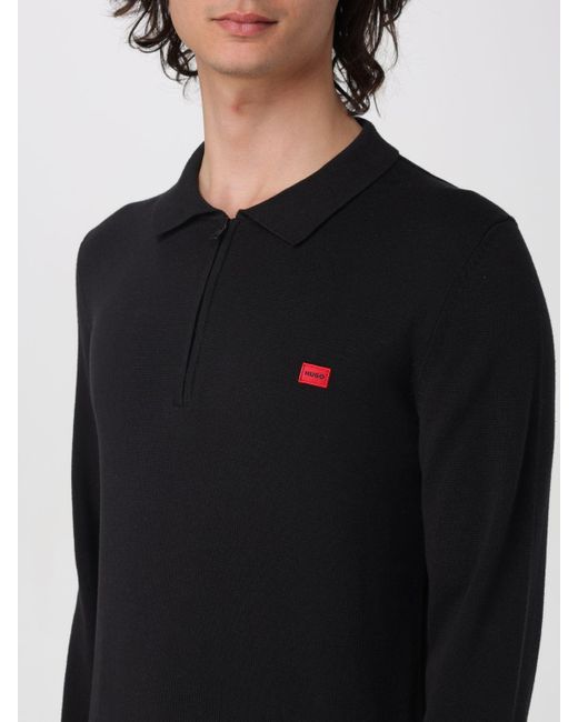 HUGO Black Sweater for men